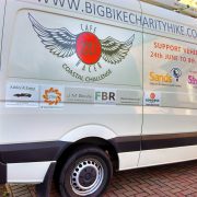 Support vehicle to Lee Marsh's Big Bike Charity Hike